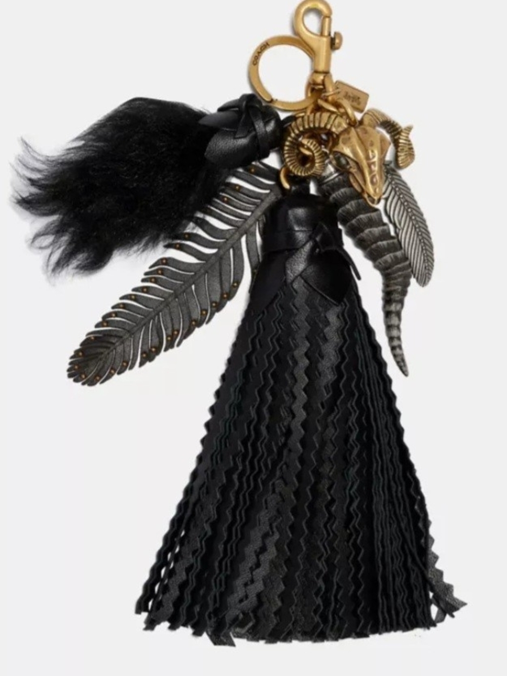 ISO Coach 36792 Capped Tassel Bag Charm